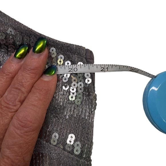 Worthington - grey sequin front Tank, Matte Grey - size Med  NWT - Picture 7 of 9